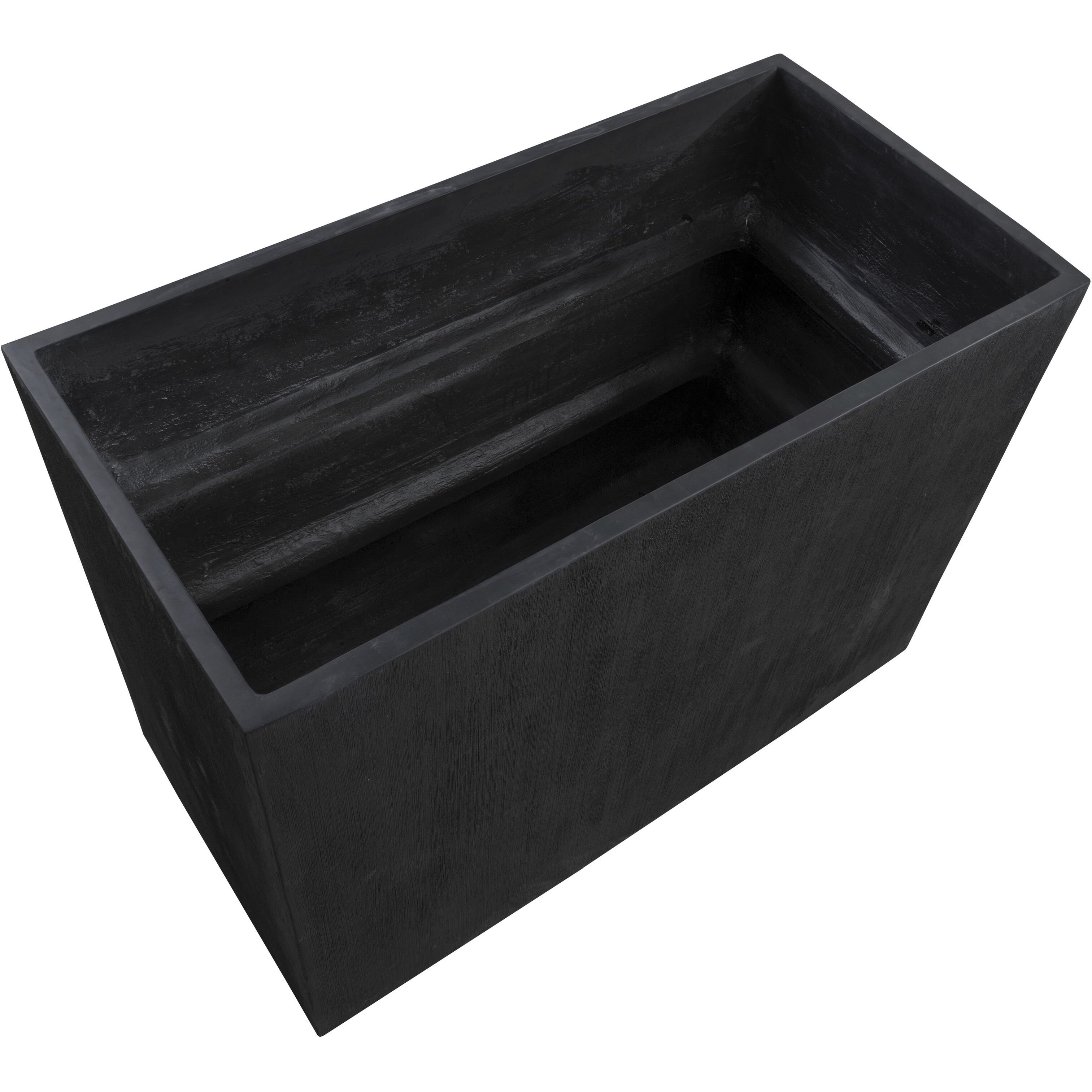 Leilani Black Outdoor Planter